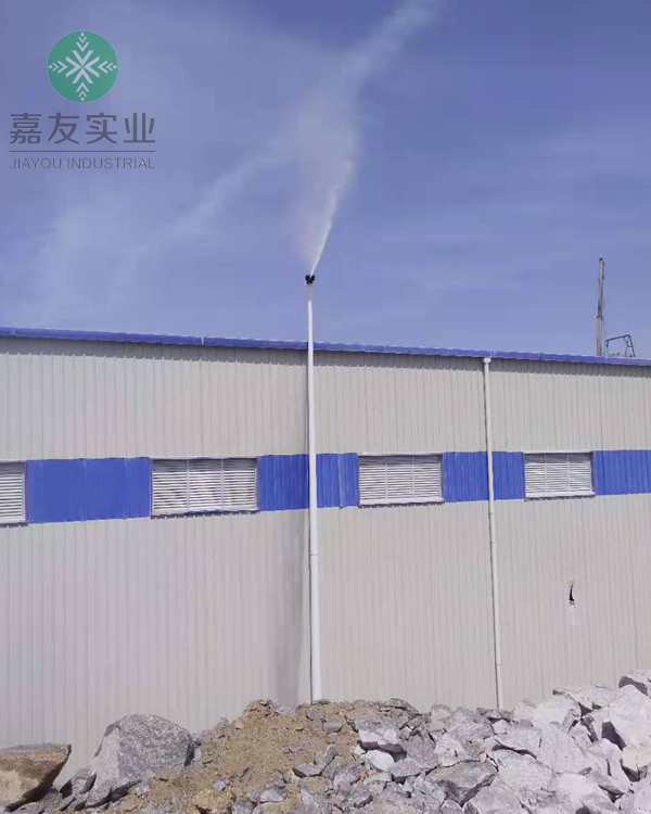 ：上海鵬砂實業(yè)有限公司漳州分公司安裝旋轉霧樁降塵系統(tǒng)案例